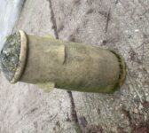 Damaged Chimney Pot with Cemented Top