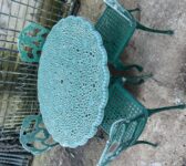 Detailed Round Garden Table