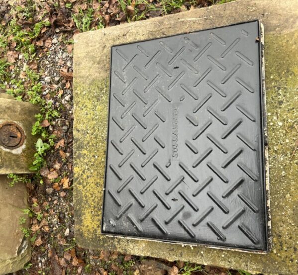 Modern Reclaimed "Supra Steel" Manhole Cover
