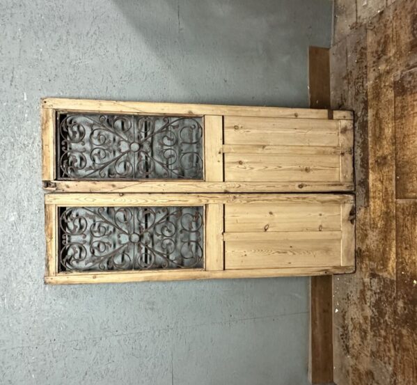 Pair of Beautiful Pine Shutters- With Damage