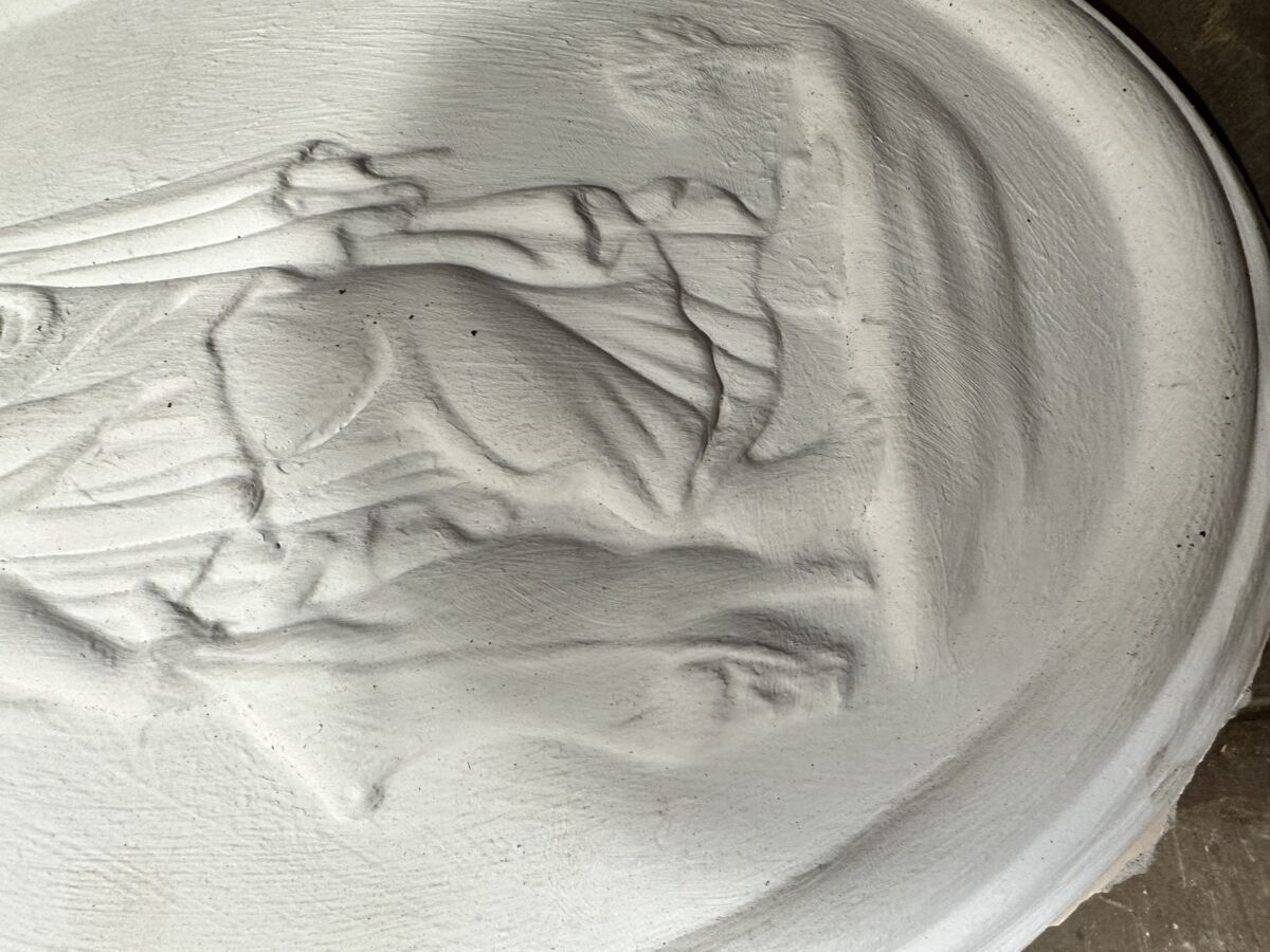 Small Butcher Plaster Cast Mould - Authentic Reclamation