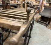 Reclaimed Oak Funeral Bier Carriage