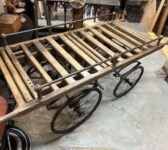 Reclaimed Oak Funeral Bier Carriage
