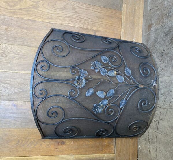 Small Fire Guard with Delicate Iron Work