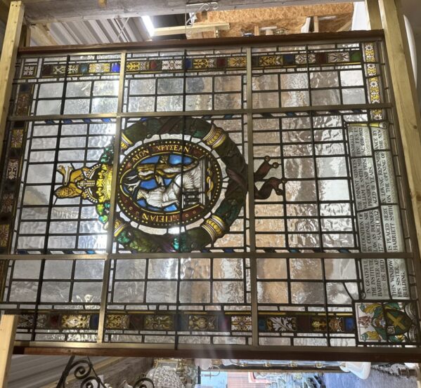 Beautiful Reclaimed Stained Glass Window