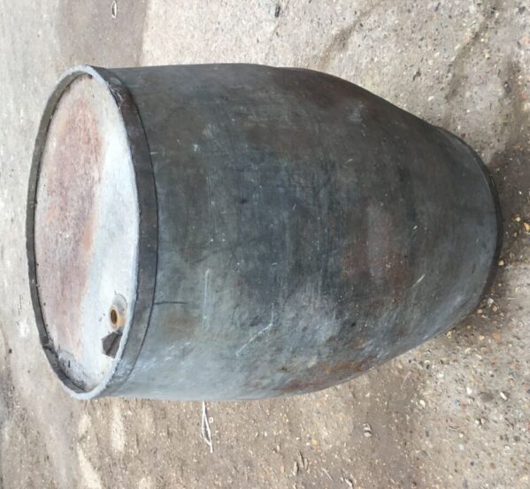 Sturdy Large Galvanised Barrel