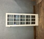 Fully Glazed White Painted Door
