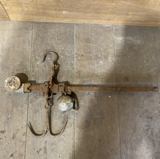 Antique Hook Weighing Scales