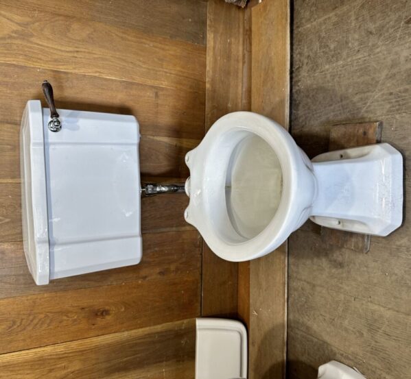 Reclaimed Toilet and Low-Level Cistern