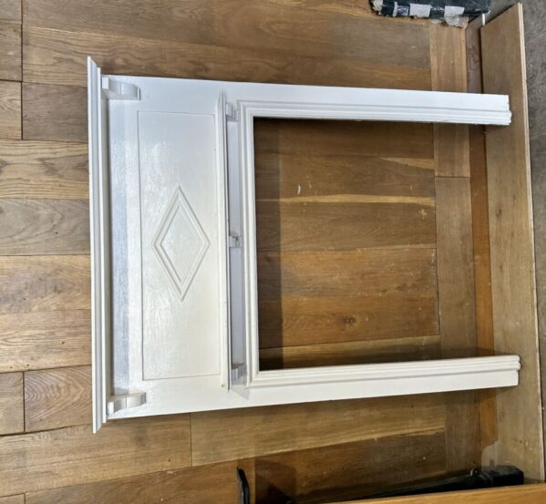 Simple White Painted Fire Surround
