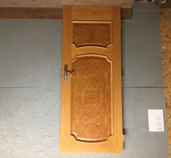 Varnished Walnut 1 over 1 Panelled Door