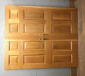 Solid Oak Double Doors with Handles