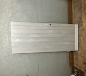 Solid Thick Grey Painted Ledge and Brace