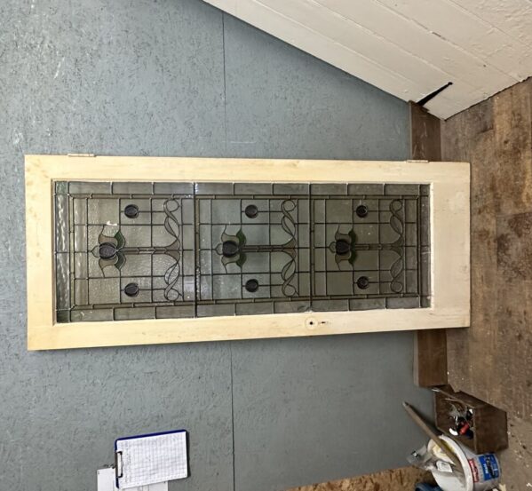Fully Glazed Stained Glass Door