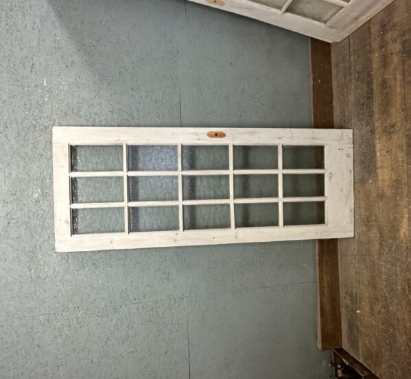 Undercoated Glazed Door with Mottled Glass