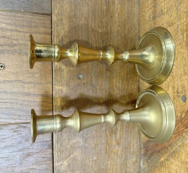 Small Pair of Simple Candle Holders
