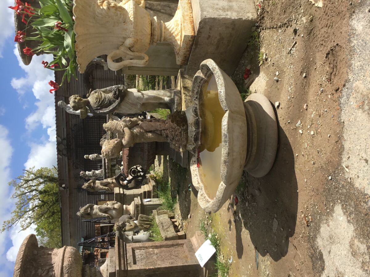 Picture of Amazing Large Bird Bath Water Feature - Authentic Reclamation