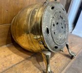 Beautiful Barrel Style Coal Scuttle with Lid