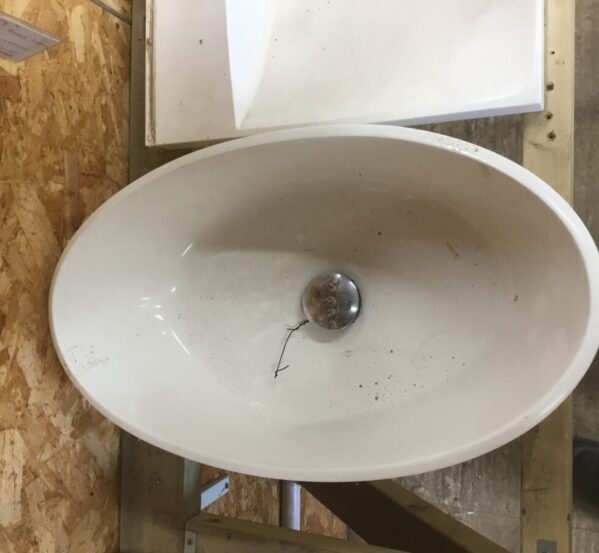 Reclaimed Oval Shaped Sink Basin