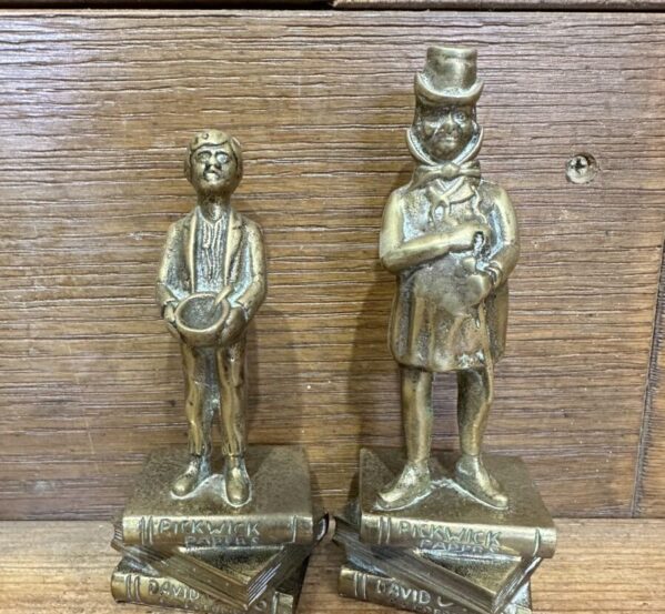 Oliver Twist and Bill Sykes Brass Ornaments