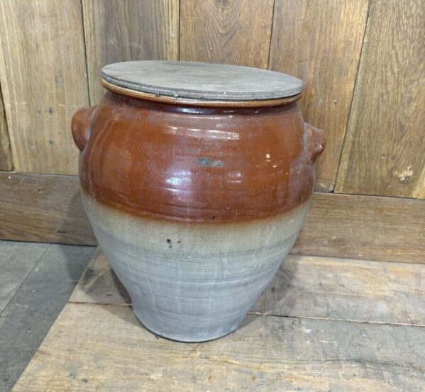 Reclaimed Glazed Clay Pot