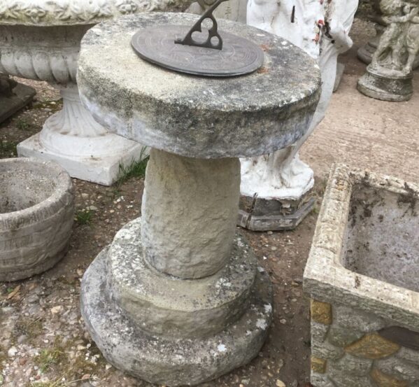 Small Well Weathered Sundial