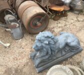 Painted Lion With Damage