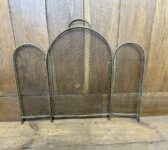 Rounded Brass Fire Guard