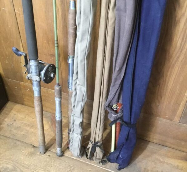 Set Of 7 Vintage Fishing Rods