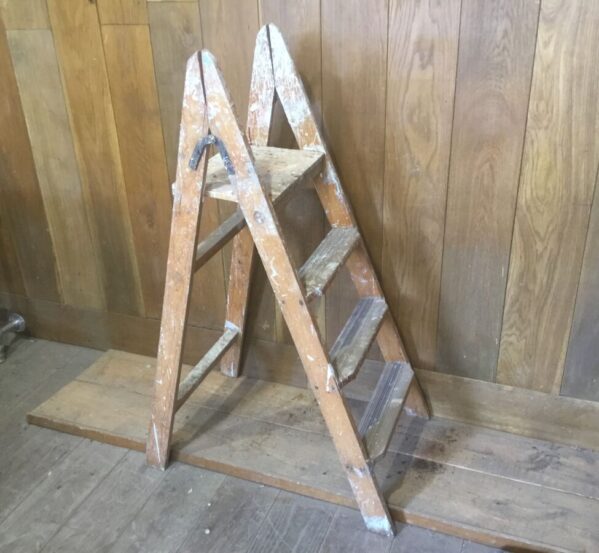 Partly Painted 4 Run Step Ladder