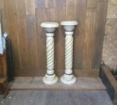 Decorative Twisted Marble Pillar