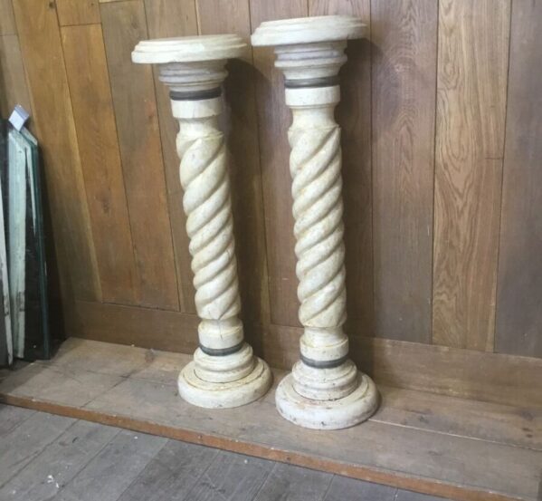 Decorative Twisted Marble Pillar