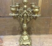 Beautiful Antique Brass Candelabra