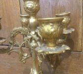 Beautiful Antique Brass Candelabra