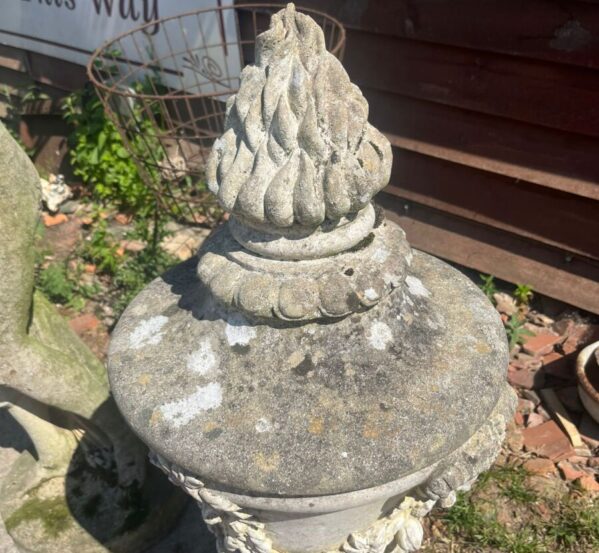 Ornate Reclaimed Lid And Urn