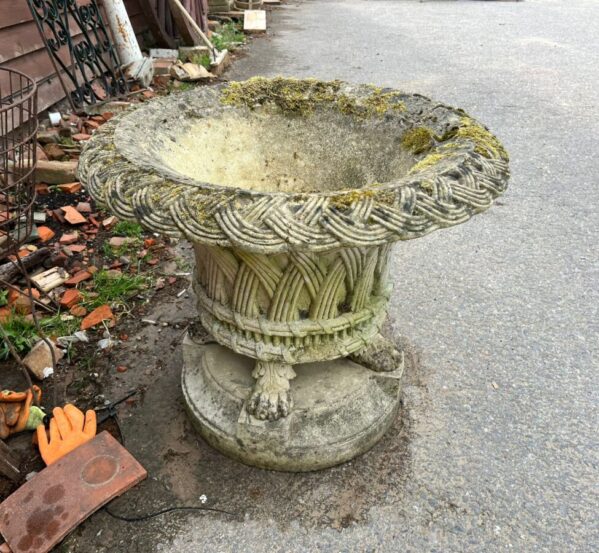 Amazingly Decorative Urn With Lions Feet