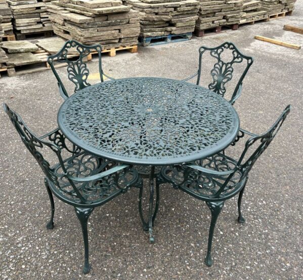 Garden Table Set With 4 Chairs