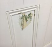 Wonky Painted 4 Panel Door With Damage