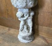 Cherub Stand Bird Bath