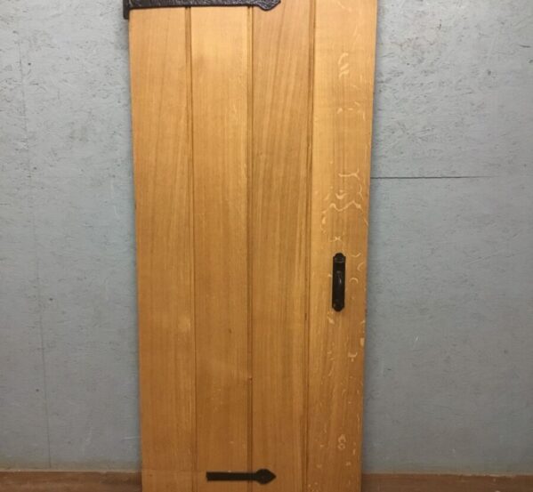Modern Oak Ledge And Brace Door
