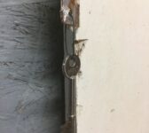 Painted 4 Panel With Key And Damage