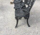 Black 3 Person Table With Chairs