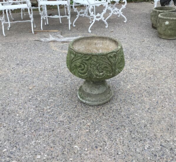Weathered Reconstituted Stone Urn