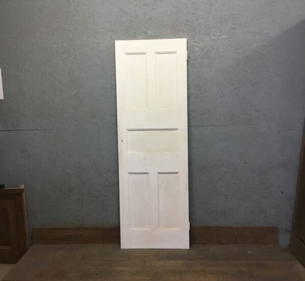 White Half Beaded 5 Panel Door