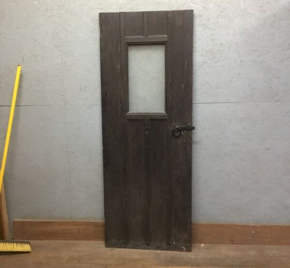 Oak Barn Door With Single Window