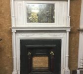 White fire Surround With Columns