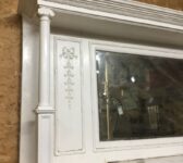 White fire Surround With Columns