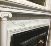 White fire Surround With Columns