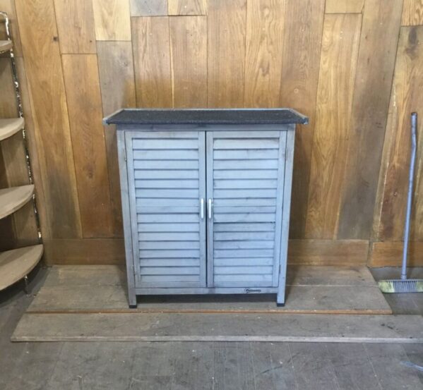 Grey Outside Storage Cupboard