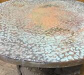 Pretty Pub Table Aged Copper Top